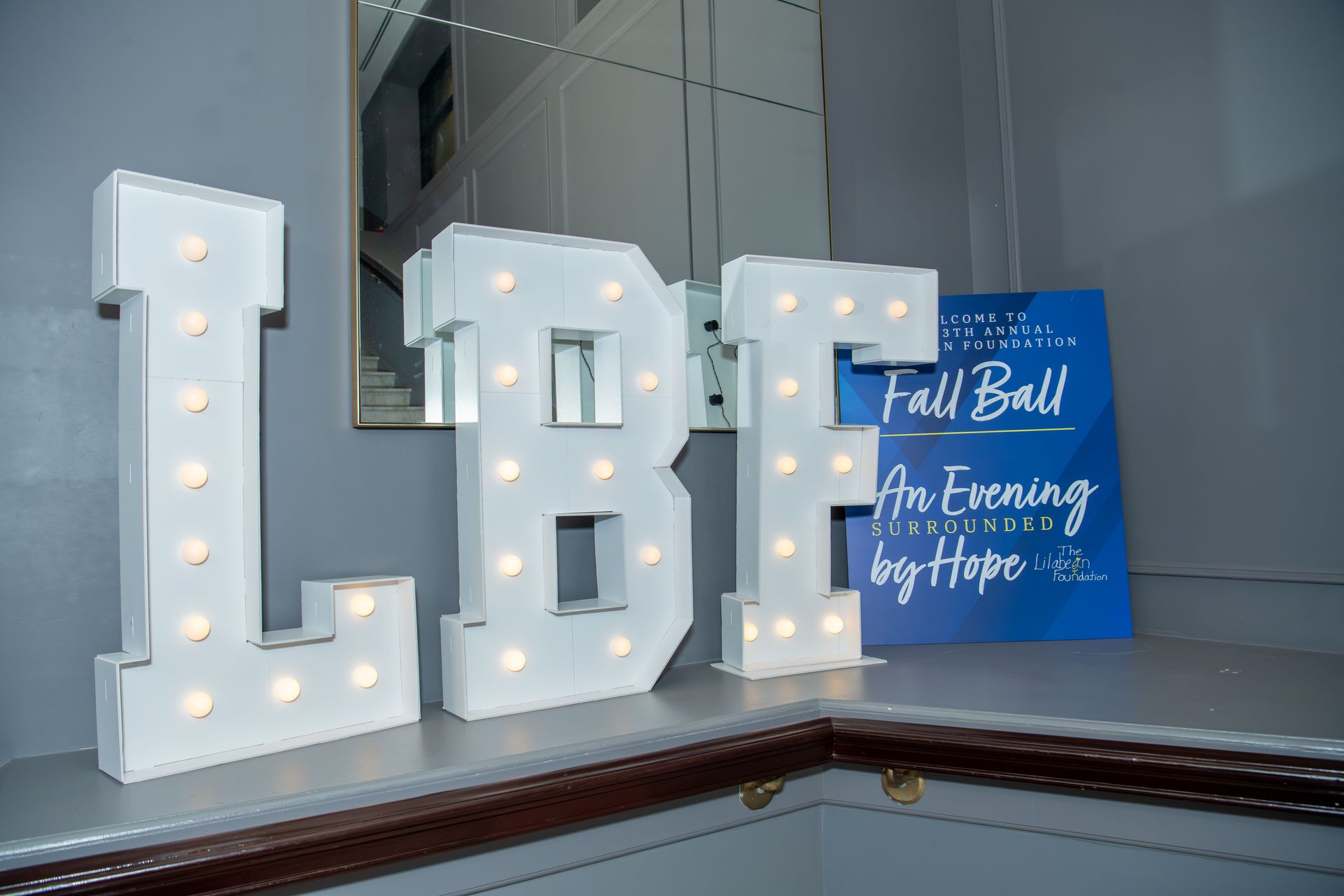 LFB Glowing Signage for Fall Ball