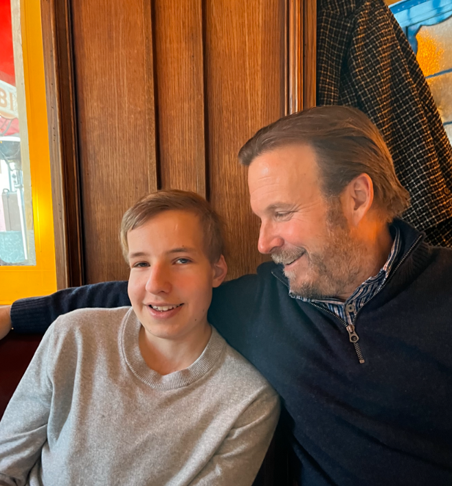 LBF Hero Bennett Younger with father
