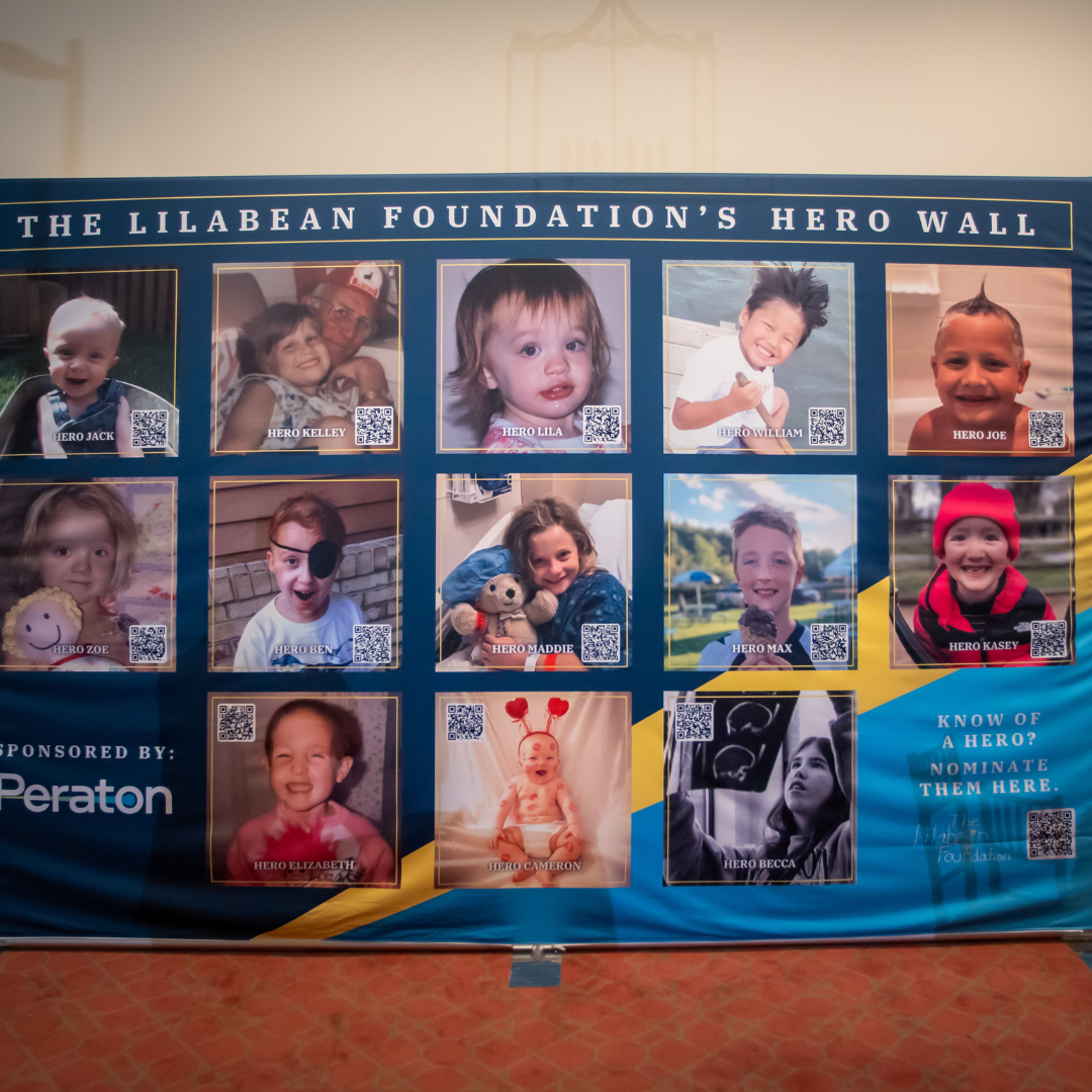 The Lilabean Foundation's Hero wall collage