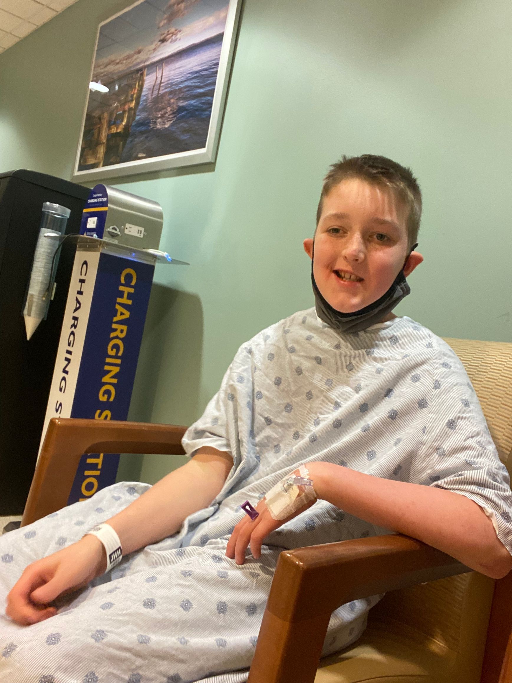 LBF Hero Max Pound in hospital gown