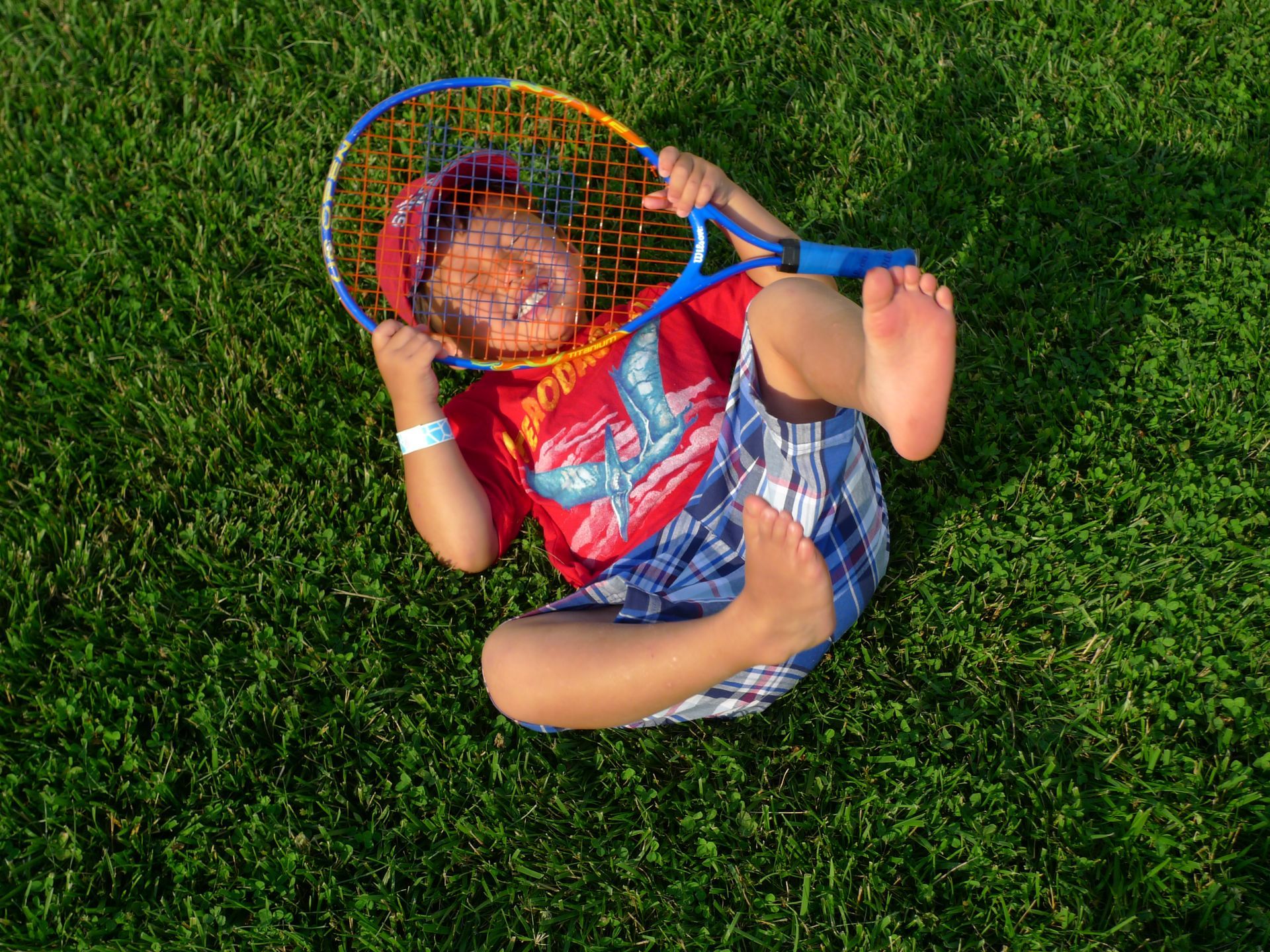 LBF Hero William Hovis with tennis racket