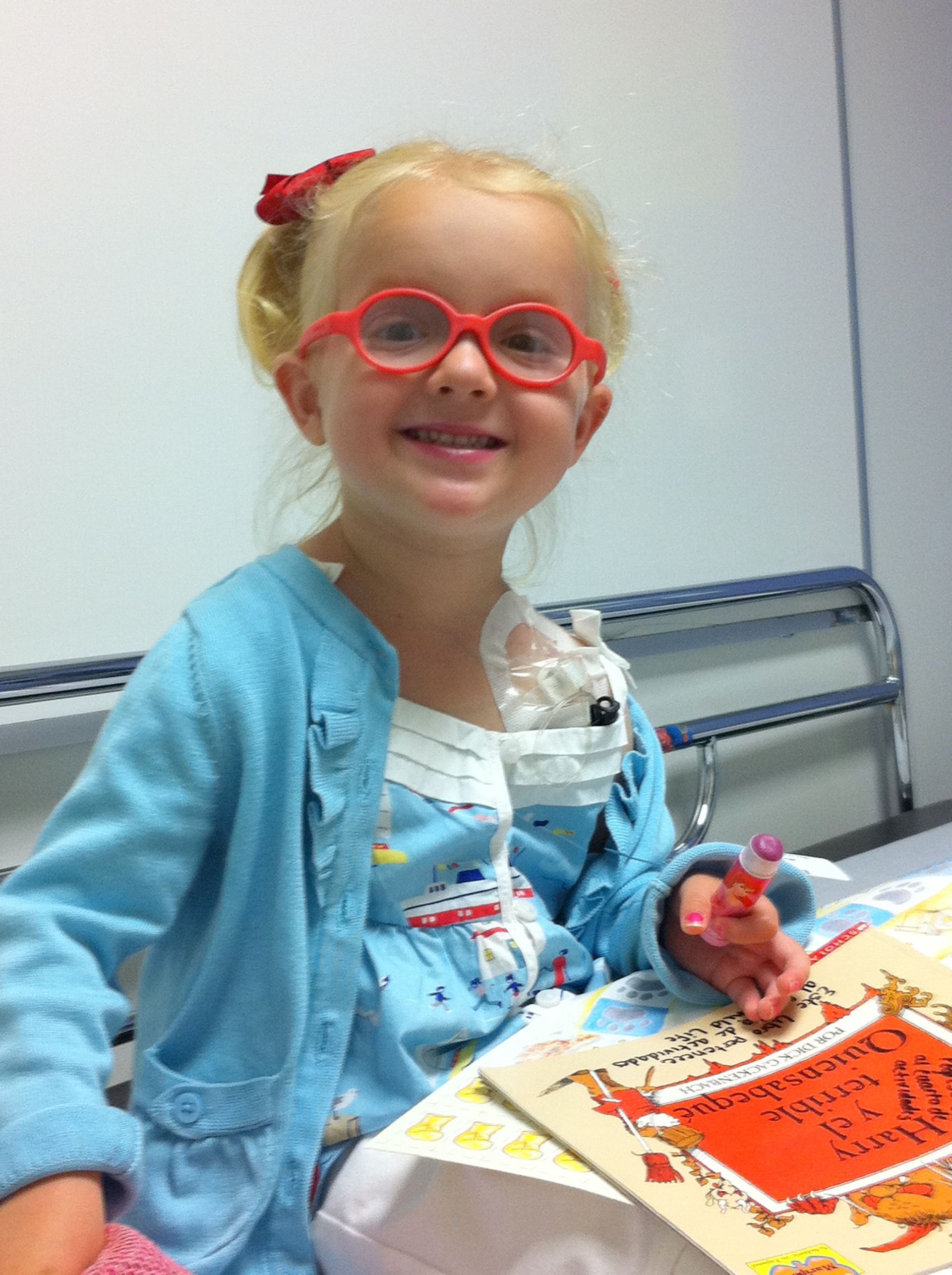 LBF Hero Zoe FitzGerald at the hospital