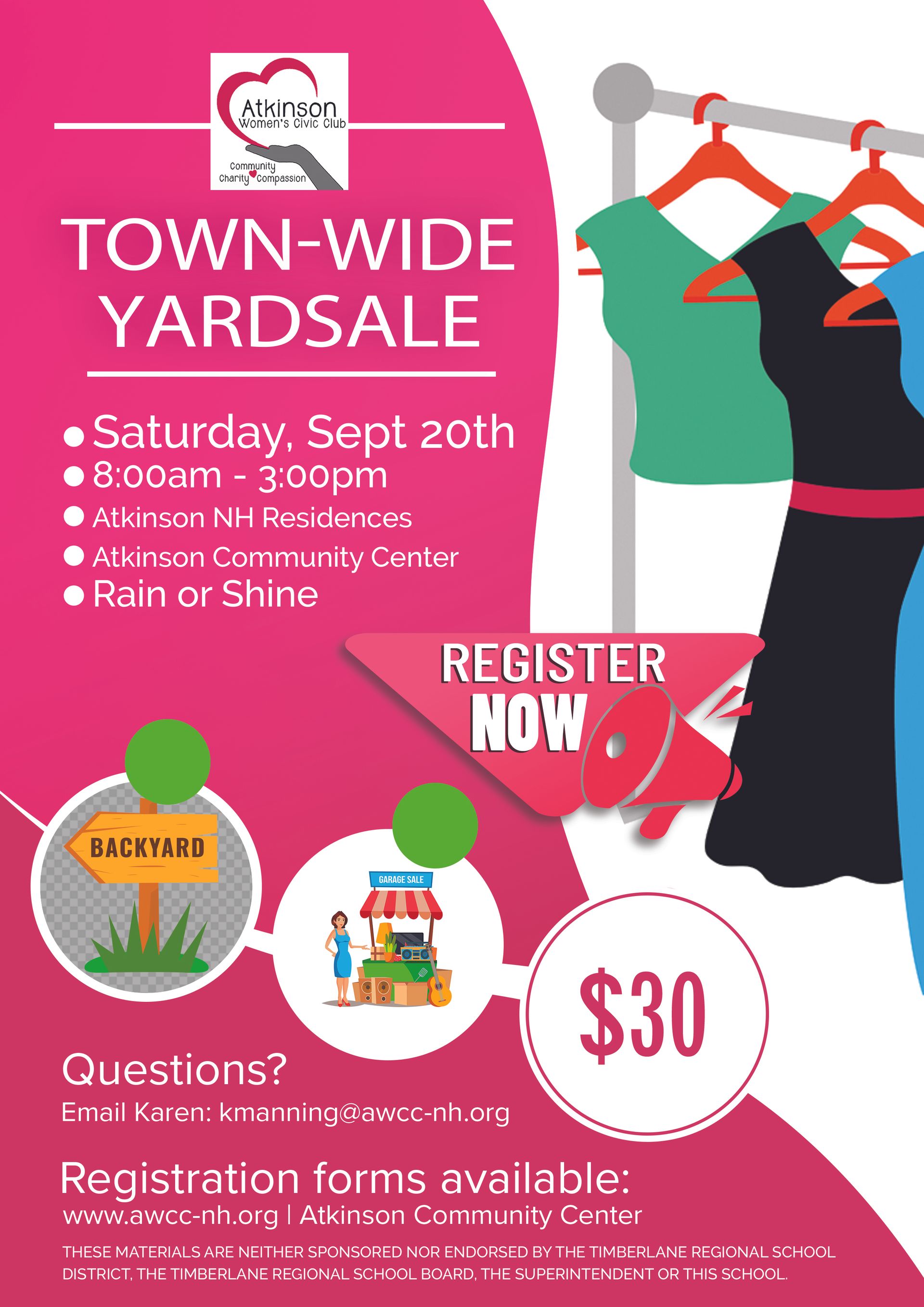 Fall 2025 Yard Sale