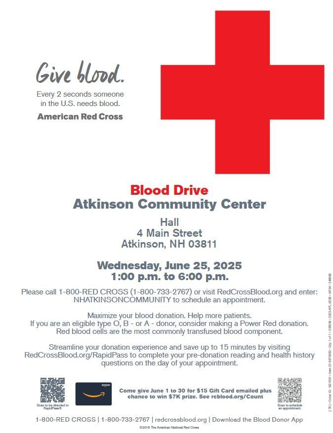Red Cross Blood Drive