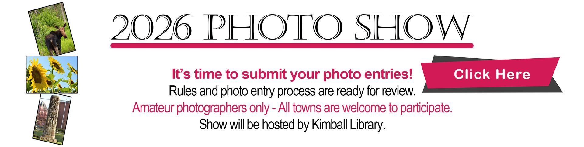 It's time to submit your photos.