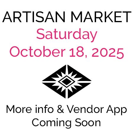 Announcement for Artisan Market on October 18, 2025