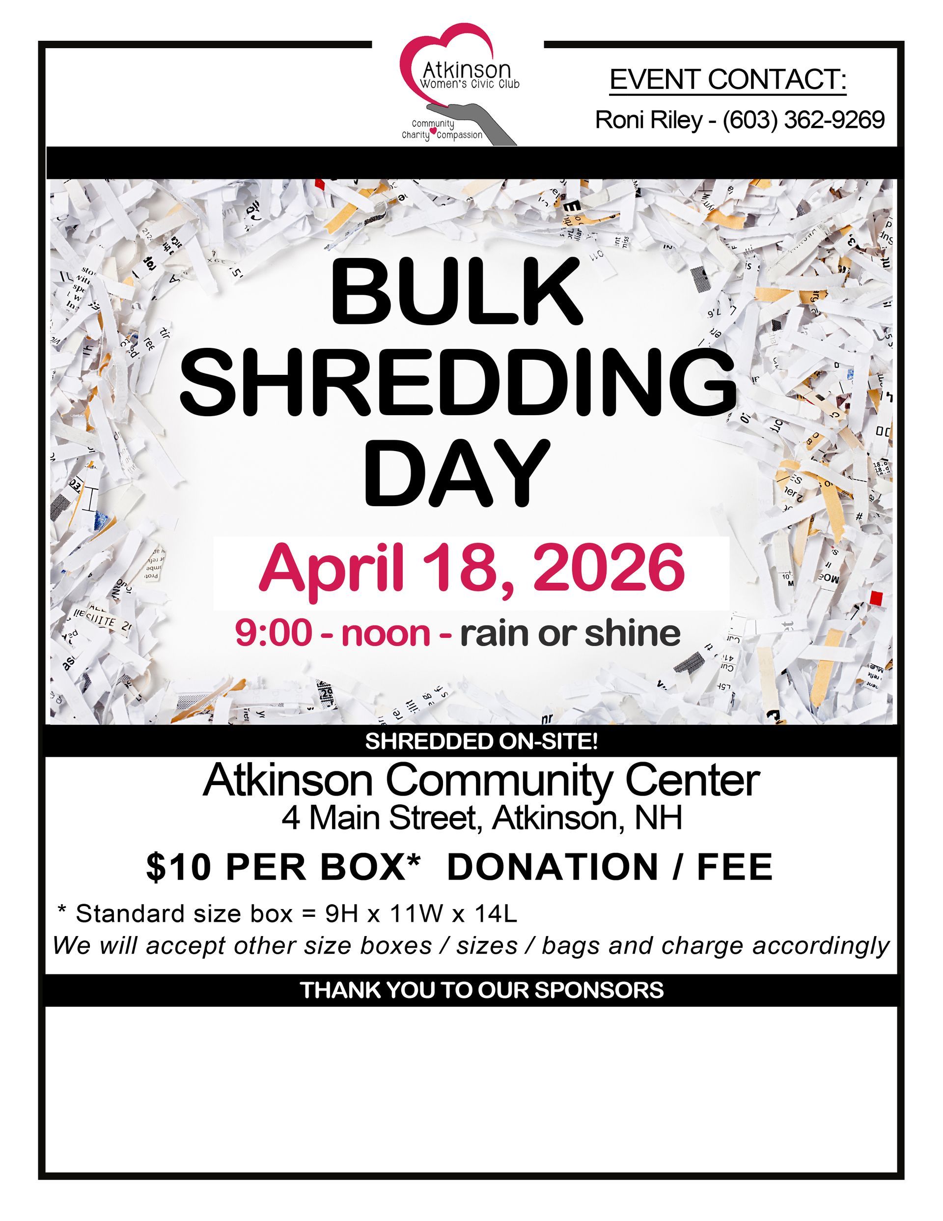 Bulk Shredding Day