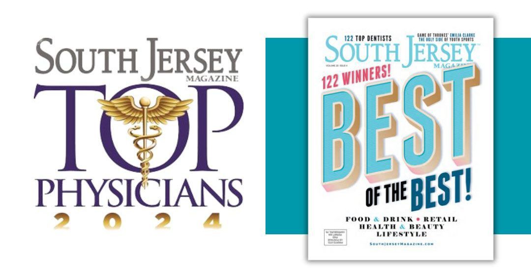 Two logos for south jersey top physicians and south jersey best of the best