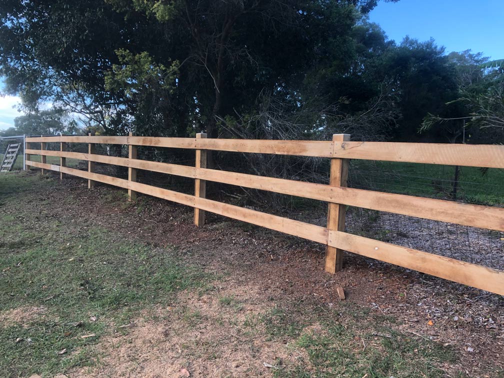 Fence On Rural Property — Professional Fencing in Taree, NSW
