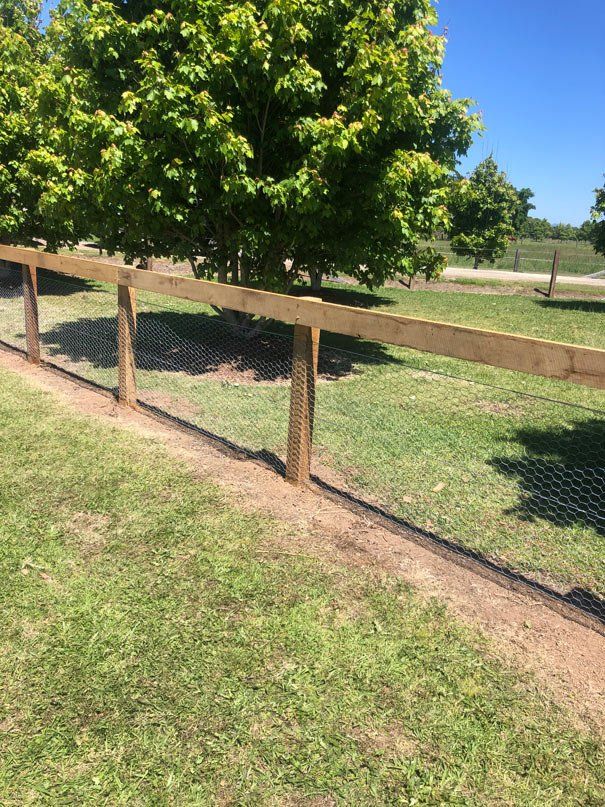 Wire Fence residential — Professional Fencing in Taree, NSW