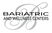 Bariatric and Wellness Centers logo with stylized gray script on a white background