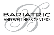Bariatric and Wellness Centers logo with stylized gray script on a white background