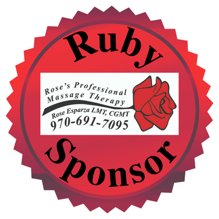 Rose's Professional Massage Therapy, Evans Area Chamber Ruby Sponsor