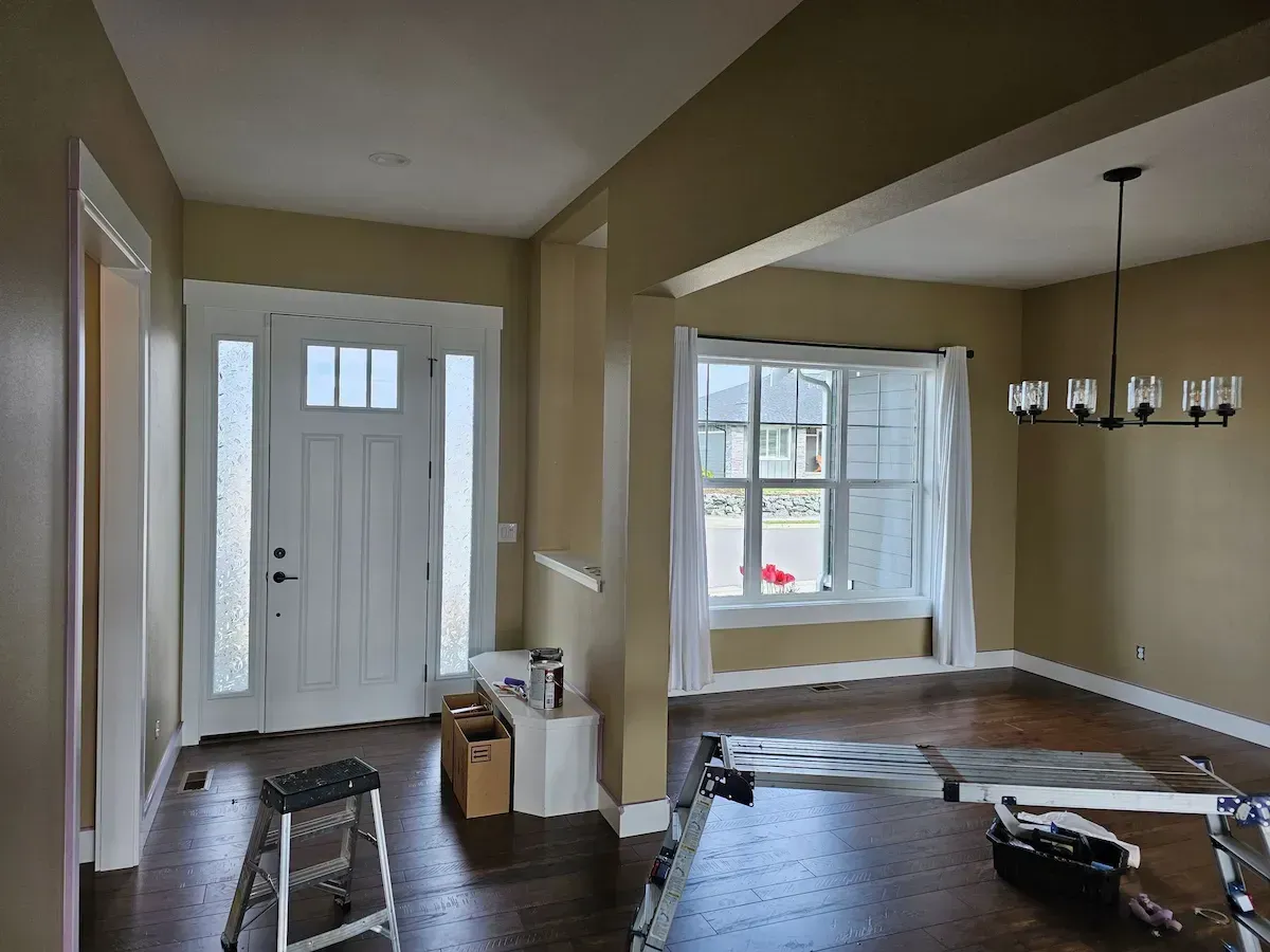 Interior painting of a home in Bellingham
