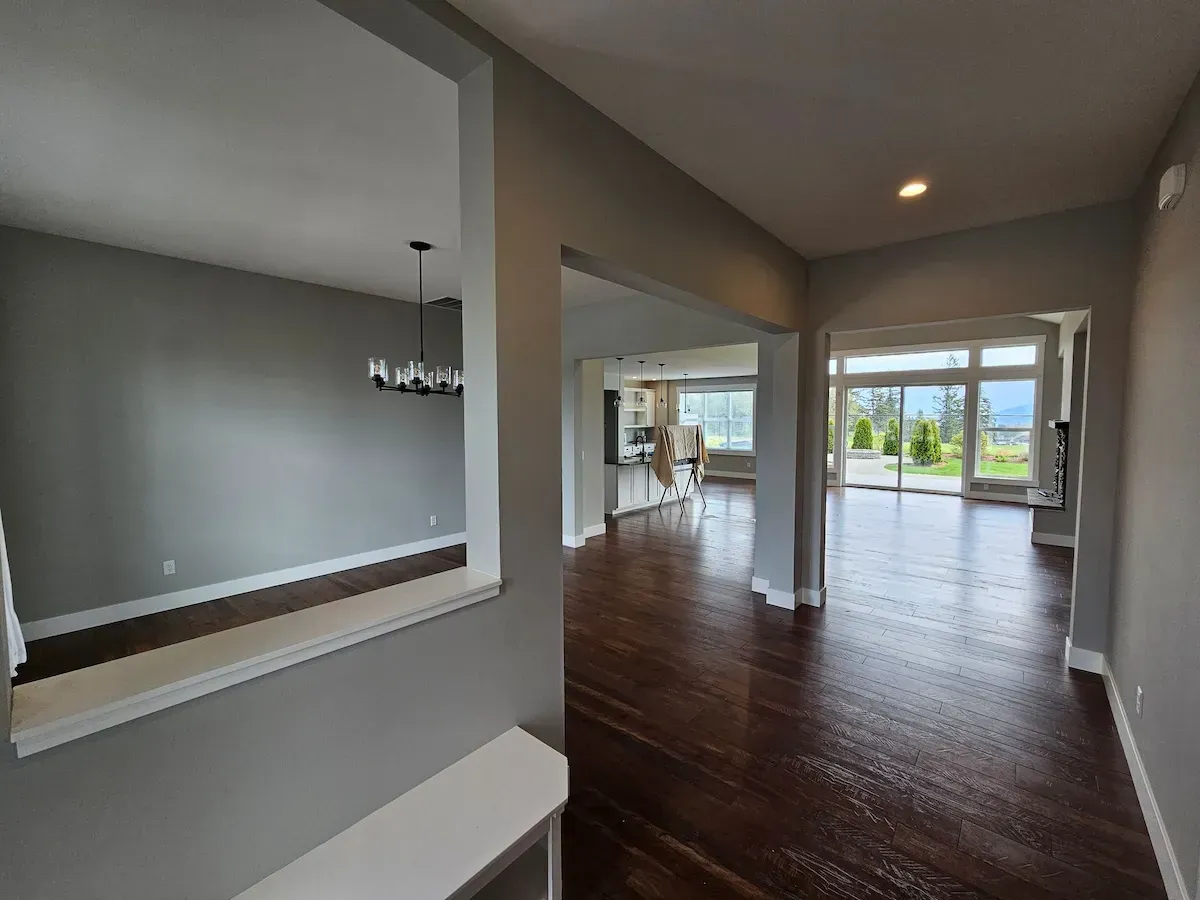 Newly painted interior of a home