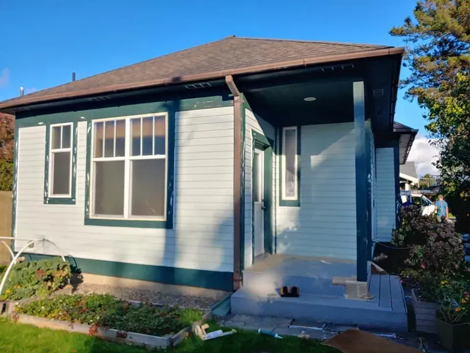 Ongoing paint job on Bellingham, WA home.