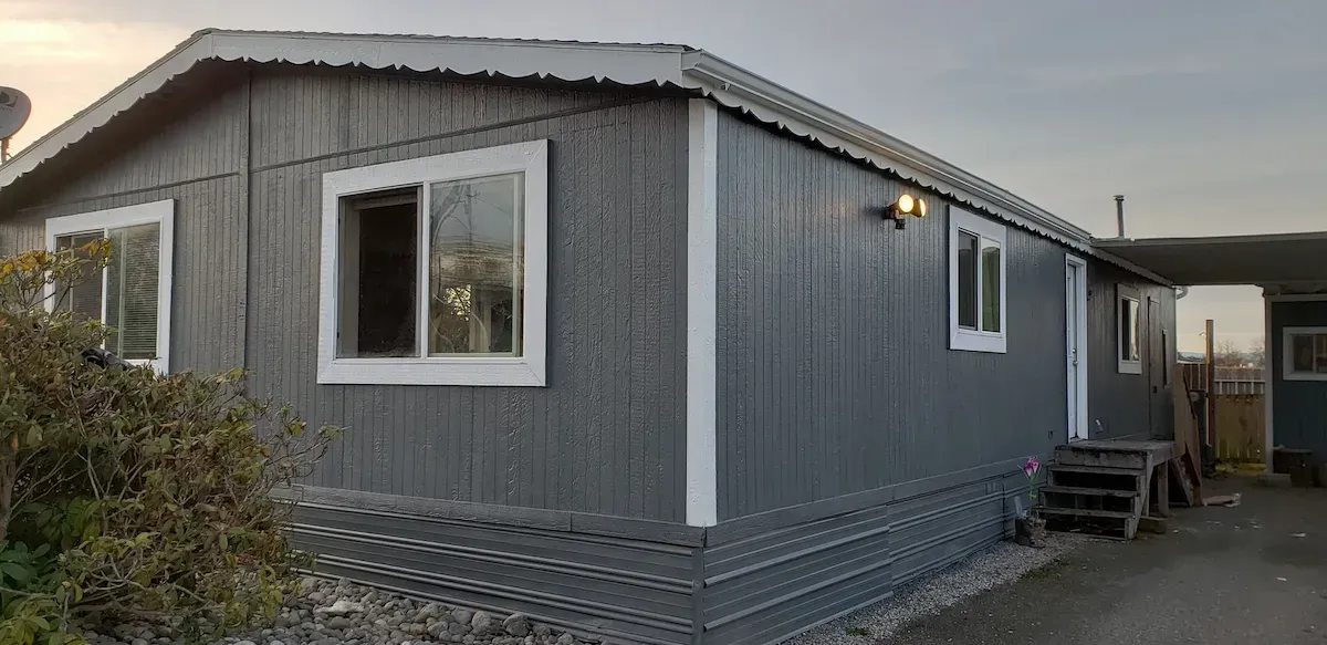 Modern fresh paint on Bellingham house