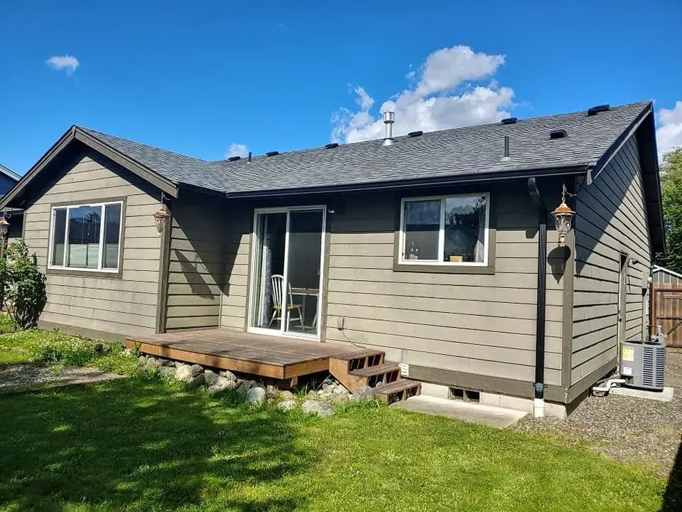 Bellingham house before professional painting