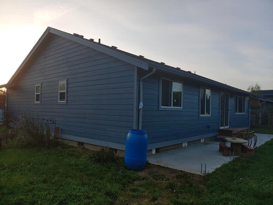 Bellingham house after receiving new paint