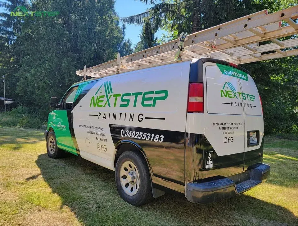 Next Step Painting's service van