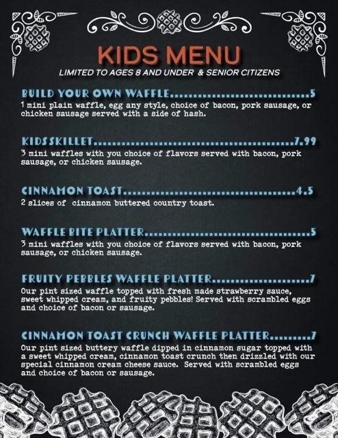 Breakfast and Lunch | Belton, TX | Water Street Waffle Company