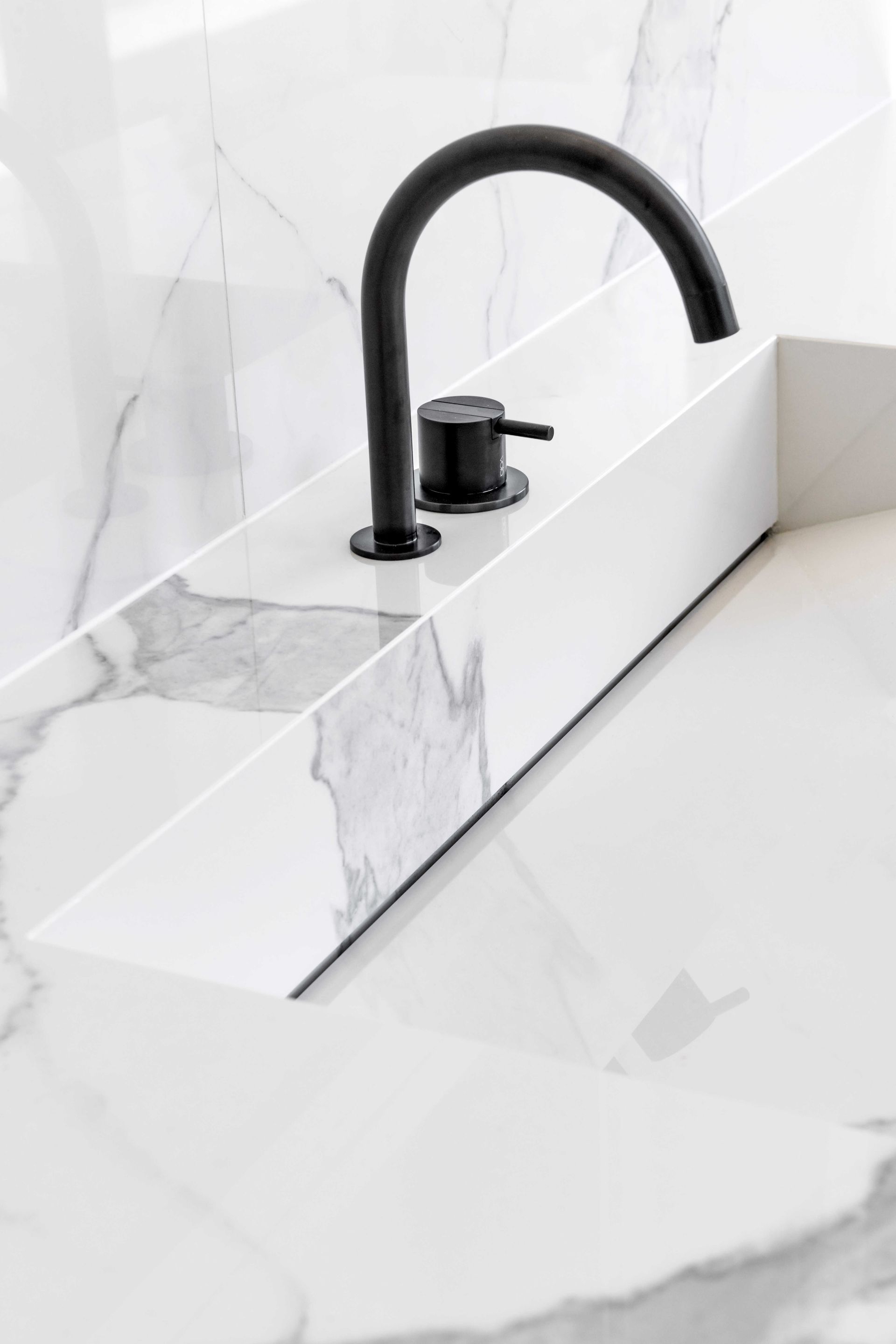 salle de bain en marbre