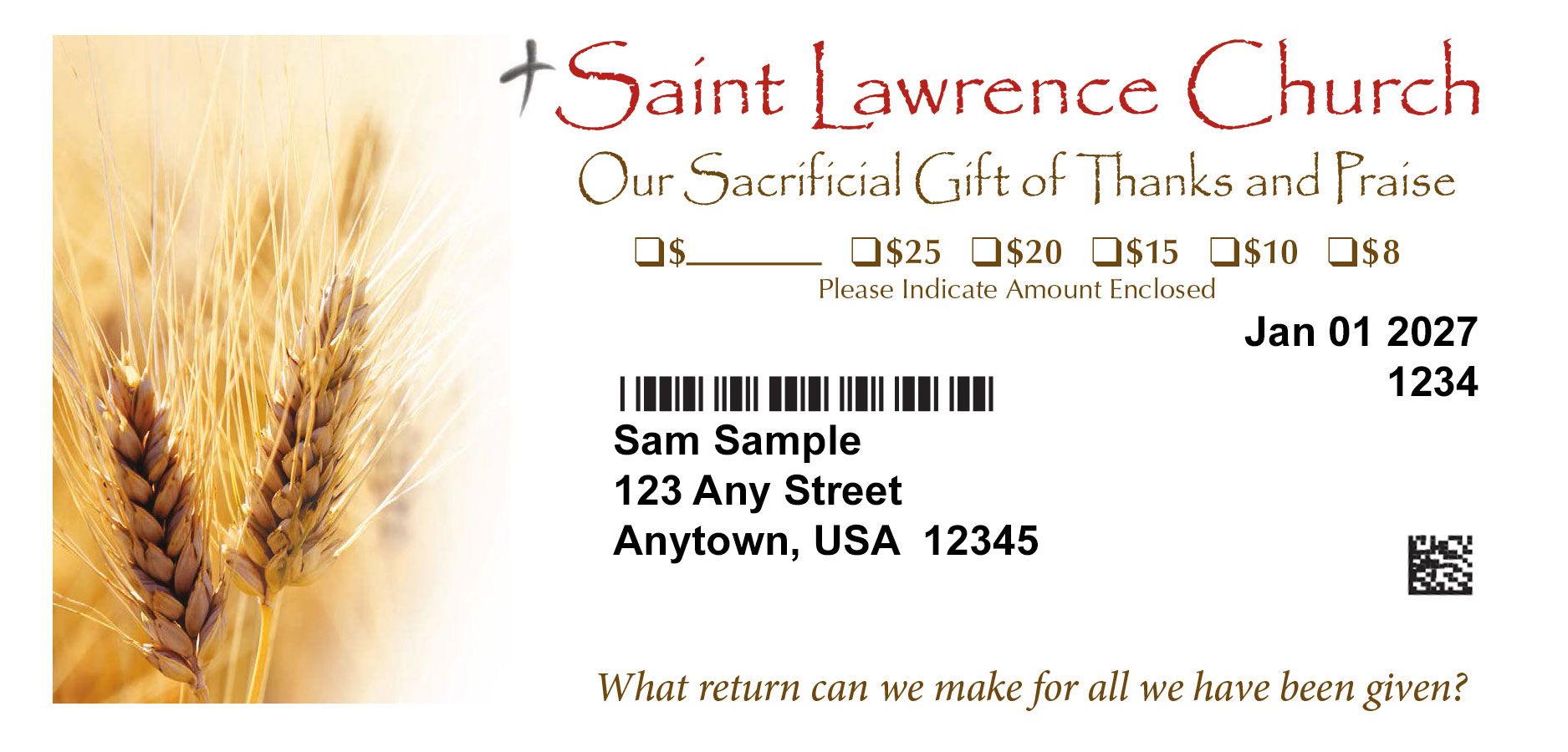 A weekly offering from st. john neumann catholic church