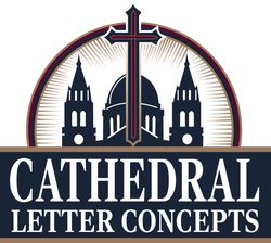 The logo for cathedral corporation is green and white