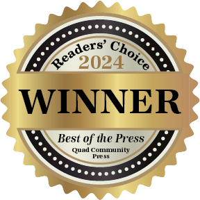 Readers choice 2024 winner best of the press quad community press