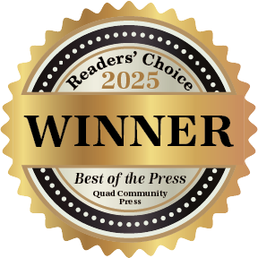 Readers choice 2025 winner best of the press quad community press