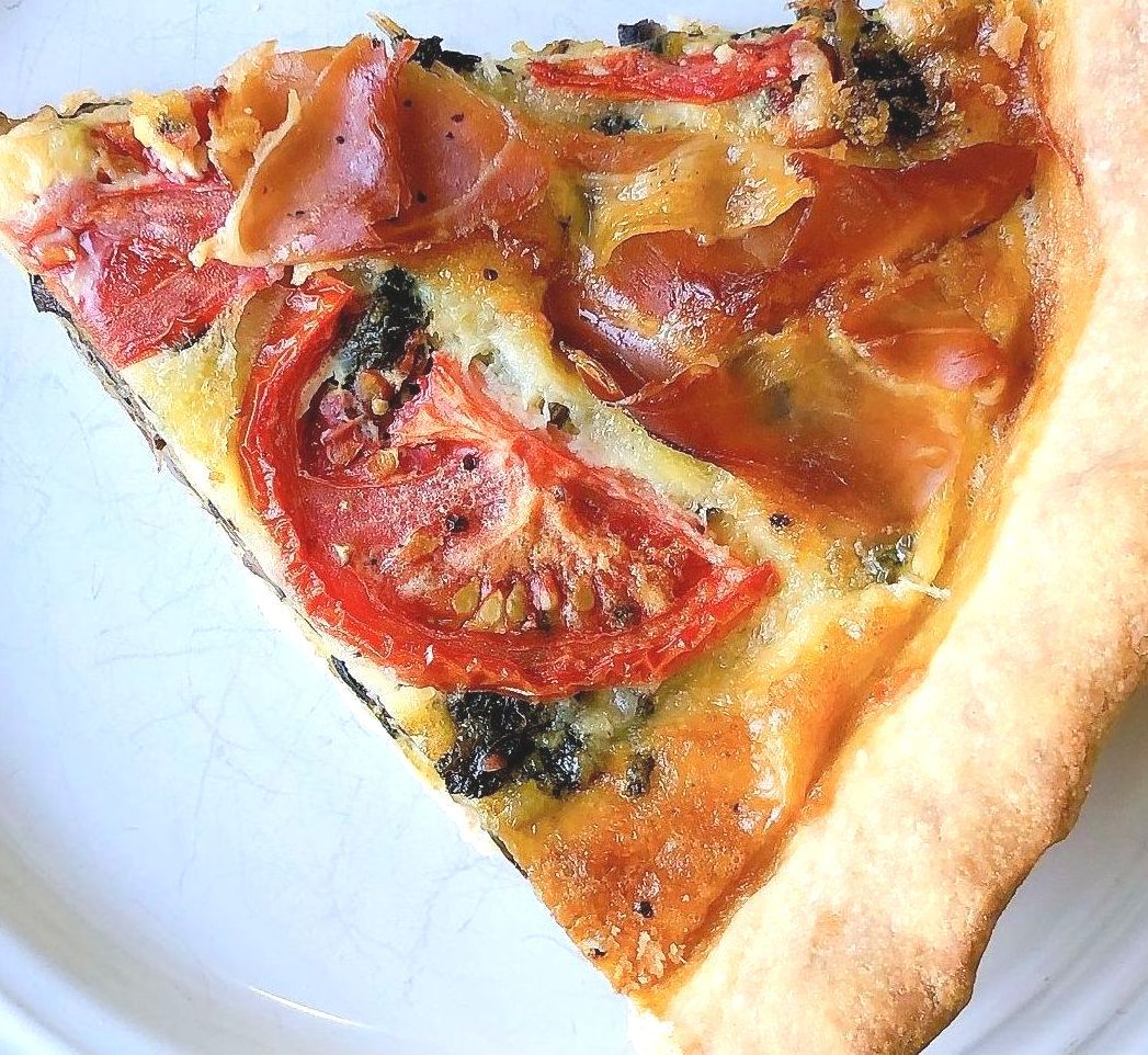 Farmers Market Quiche with Prosciutto