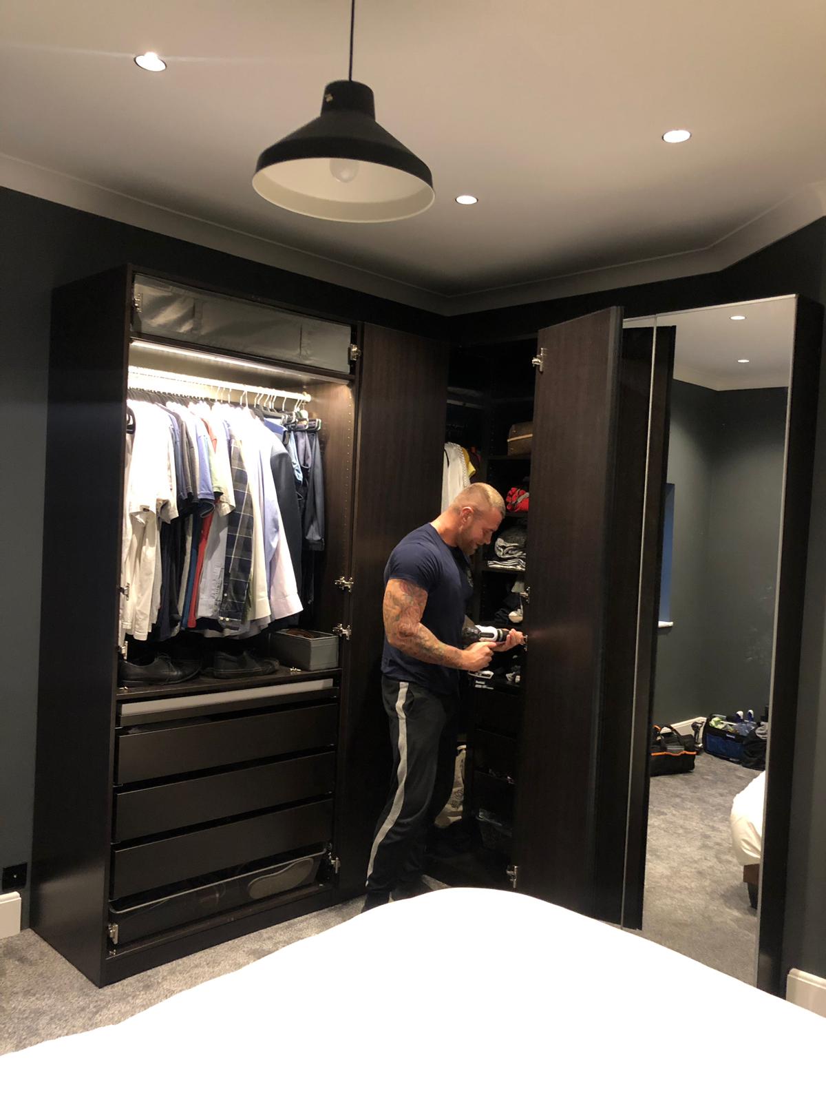 Vinyl wrapped bedroom furniture KITCHEN WRAPS UK KENT