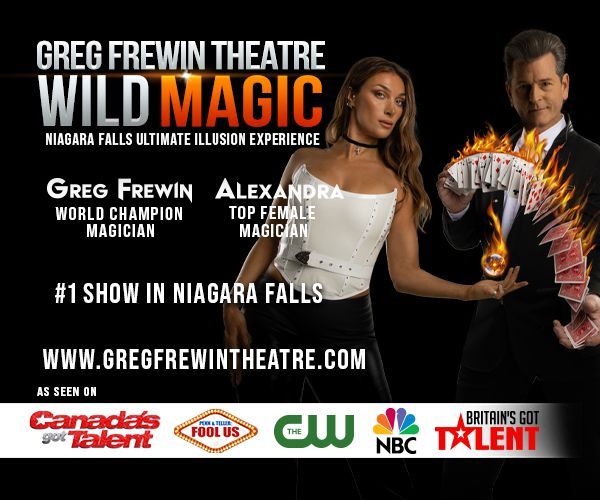Greg Frewin Performing an Exciting Illusion