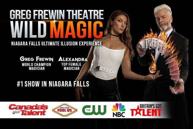 Greg Frewin Performing an Exciting Illusion