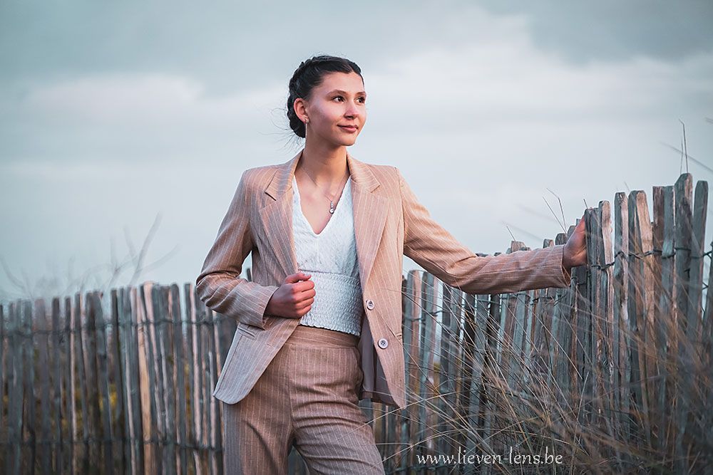 communiefoto's aan zee