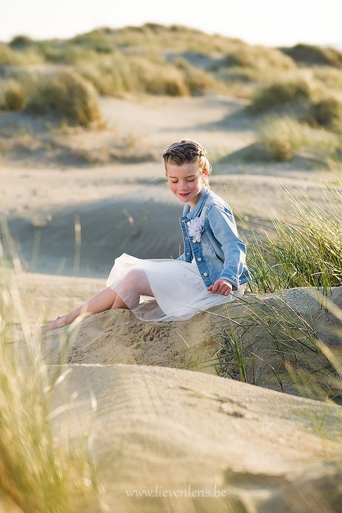 originele communiefoto ongeposeerde