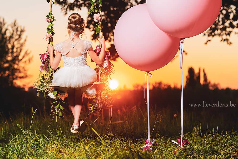 voorbeeld haar communie achterkant kleed