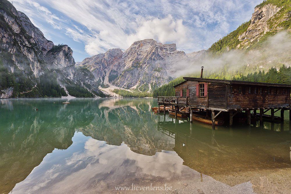 lago di braies dolomites