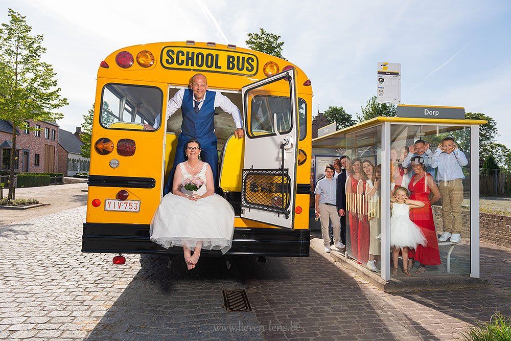 originele trouw bus foto