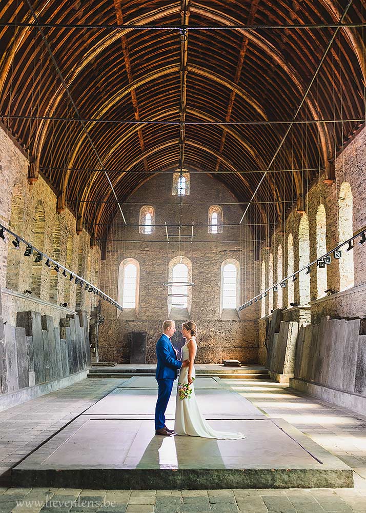 Binnen locatie huwelijksfoto's gent en omstreken