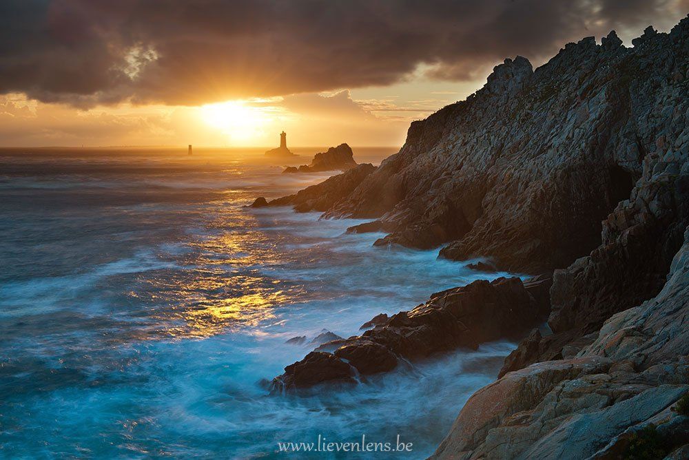 Bretagne zonsondergang