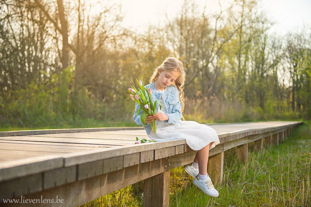 Originele dromerige communie voorbeeld foto