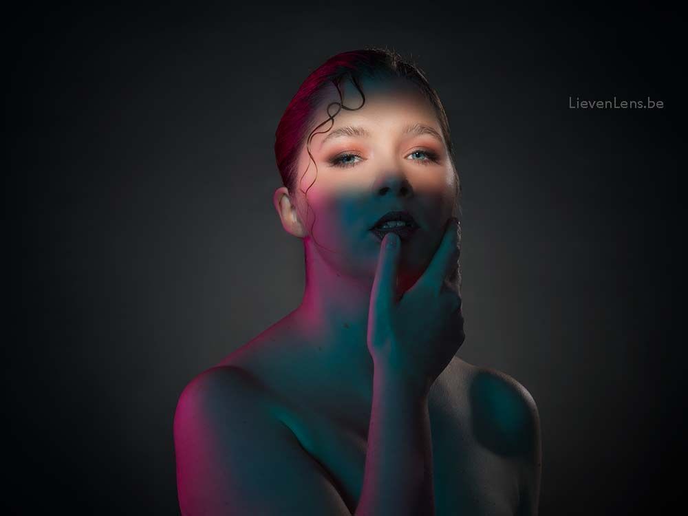 fine art portrait in the studio