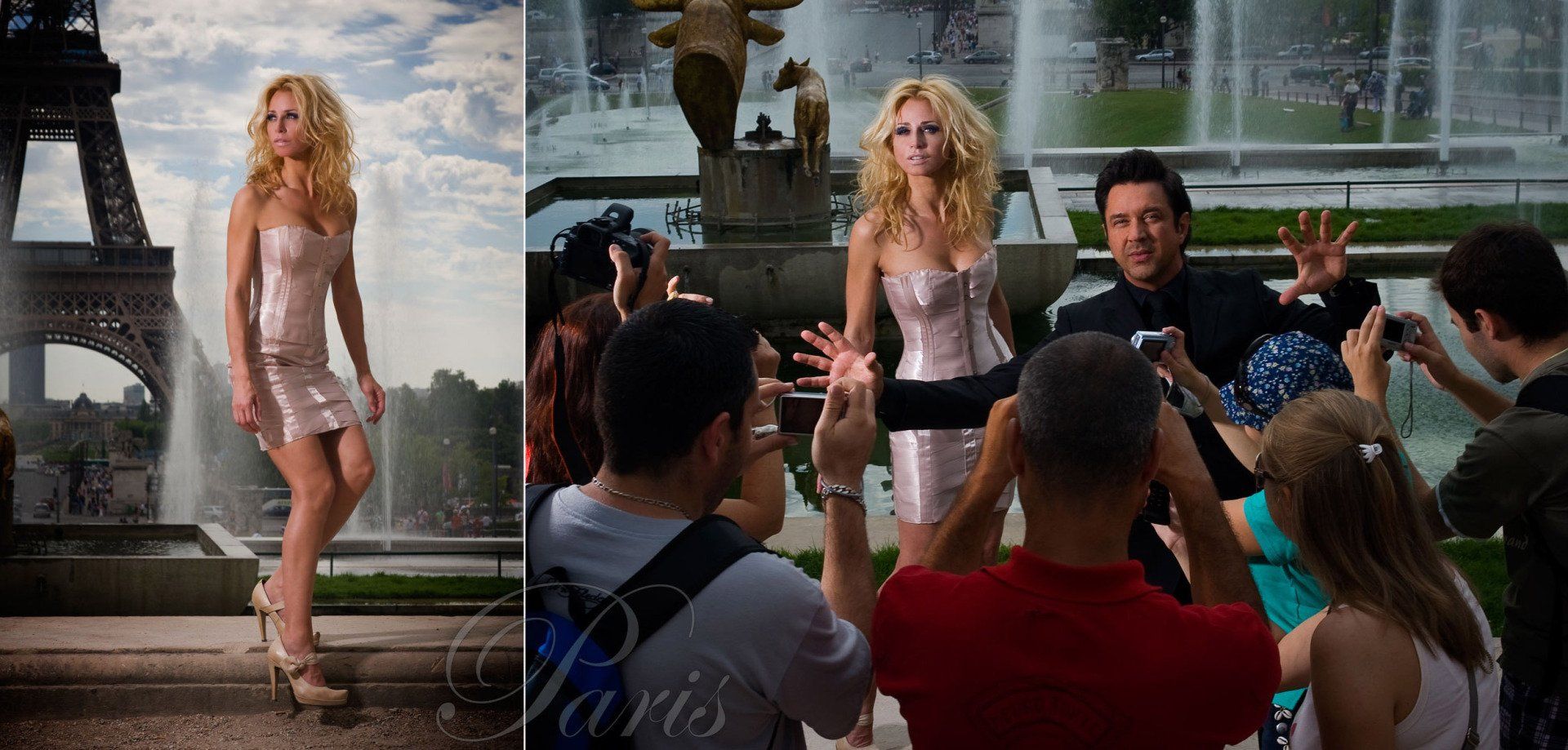 Parijs fashion fotoshoot