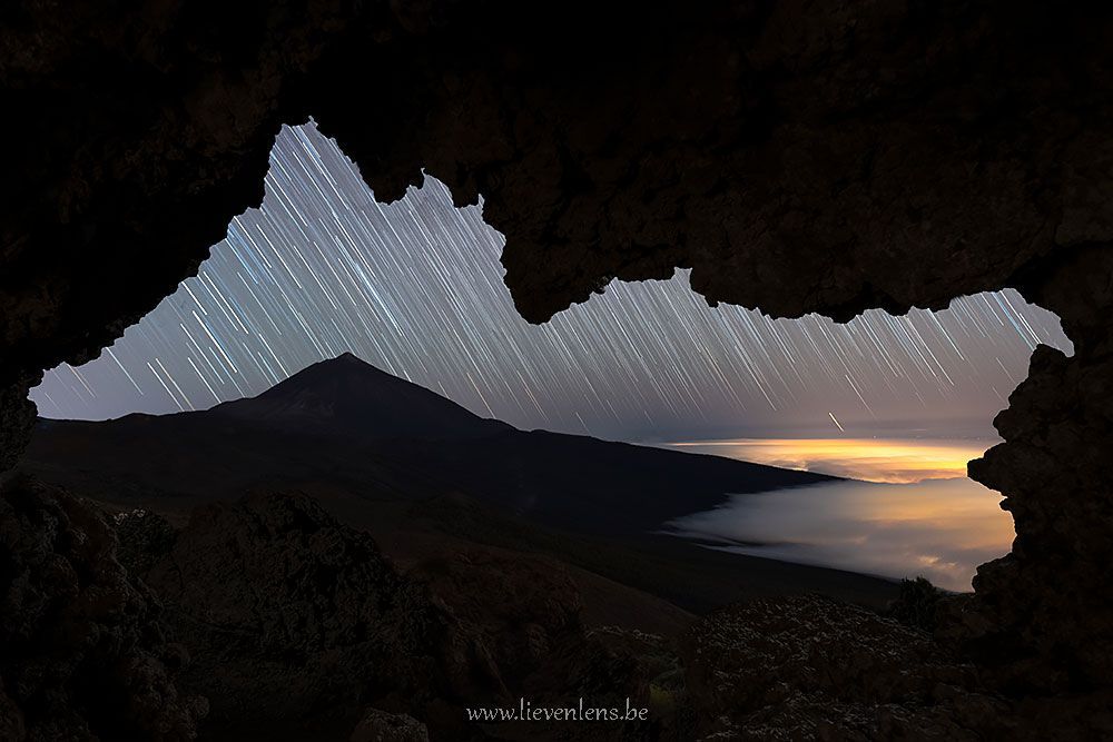 teide tenrife startrails
