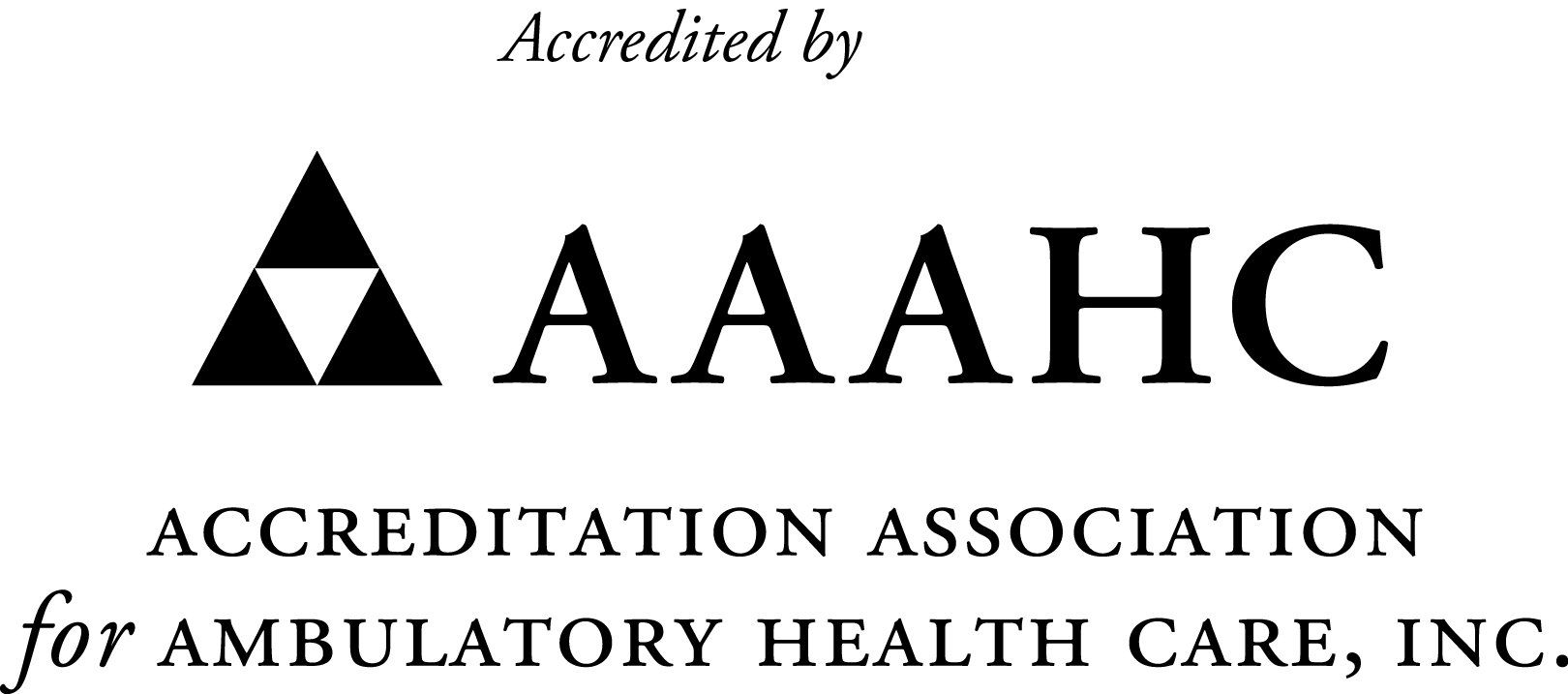 Accredited by AAAHC Logo