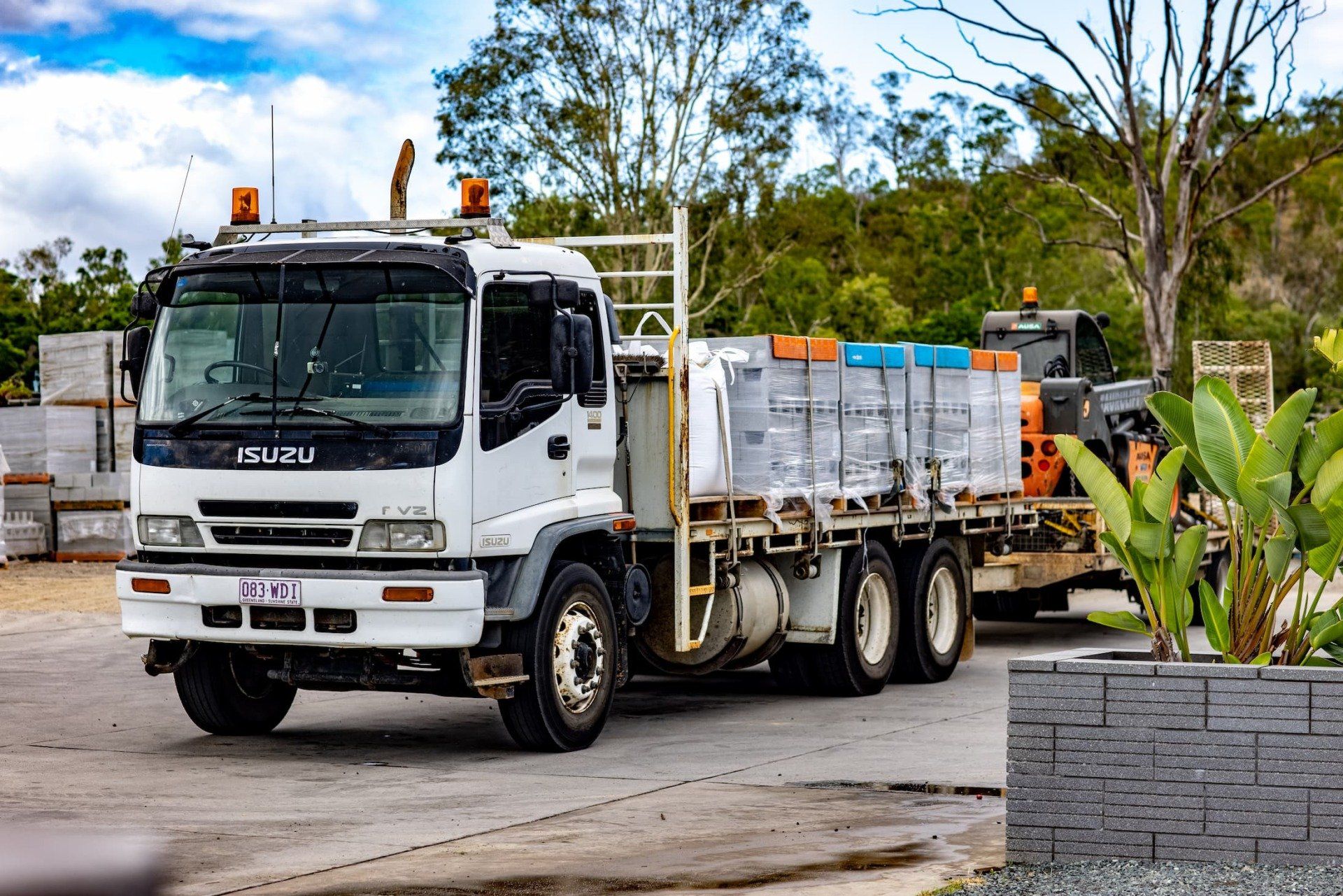 Delivery Truck — Cannonvale Concrete Products in Cannonvale, QLD