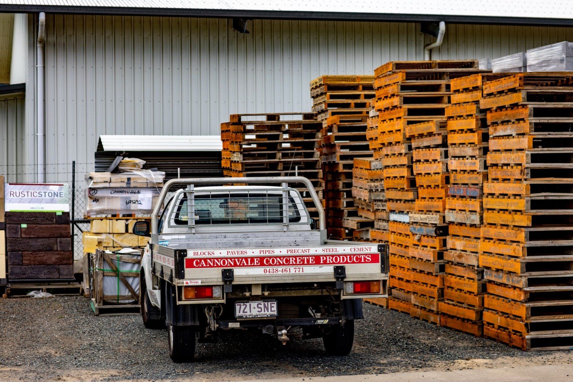 Cannonvale Concrete Products Delivery Ute — Cannonvale Concrete Products in Cannonvale, QLD