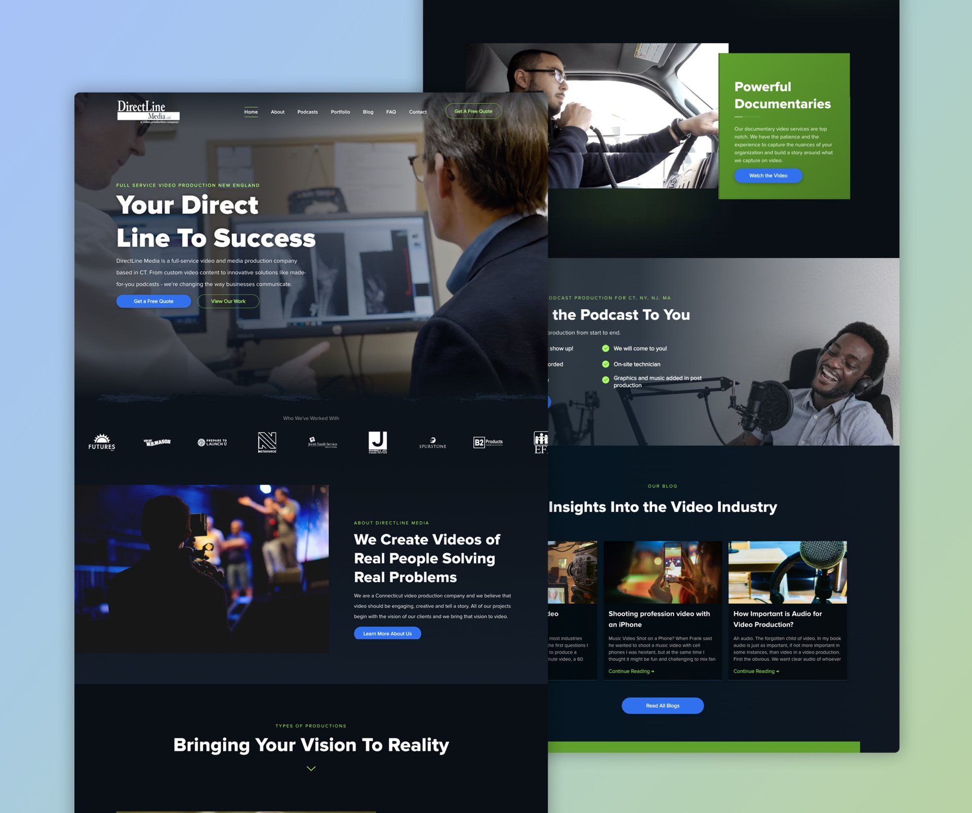 DirectLine Media Website