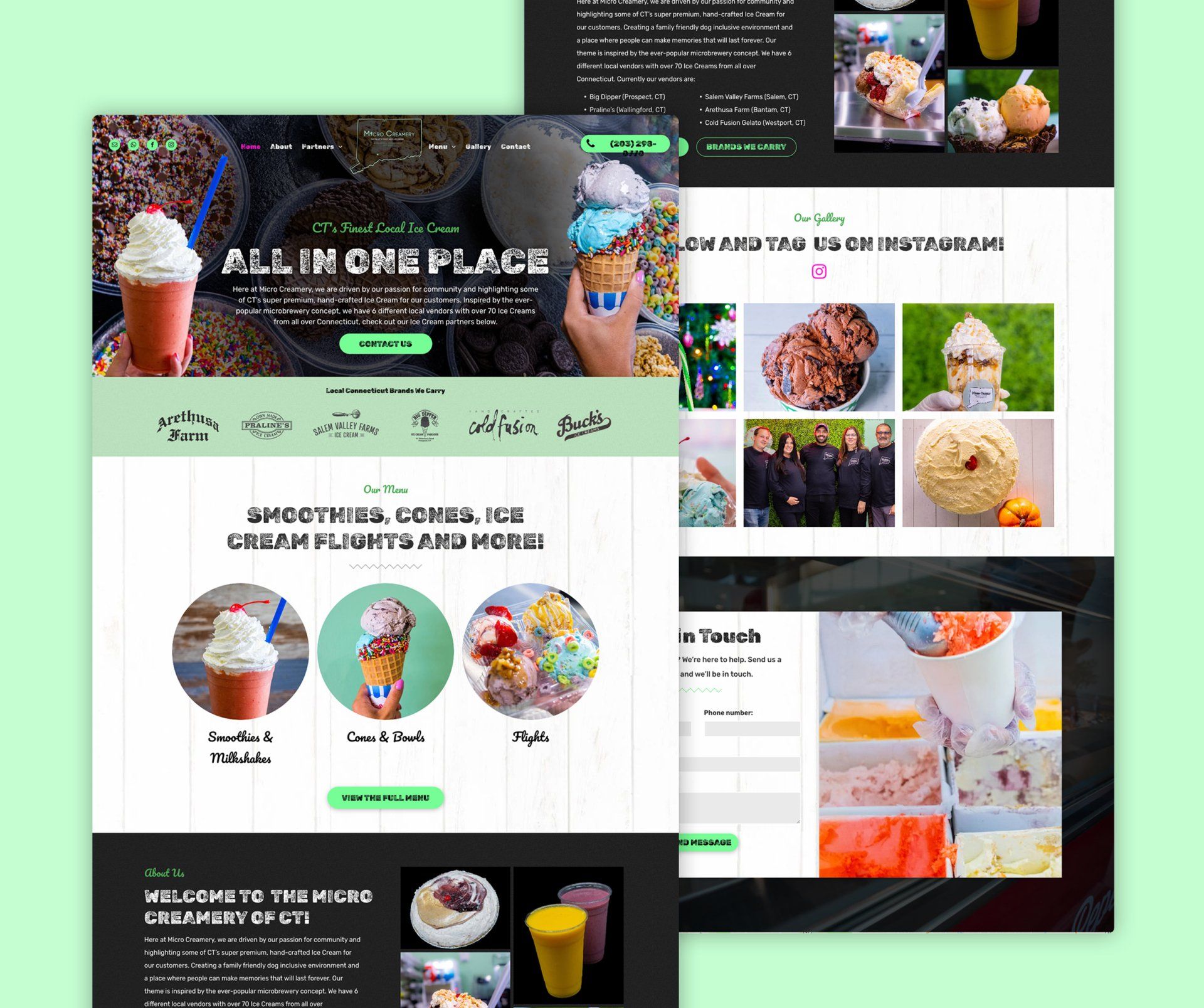 MicroCreamery Website